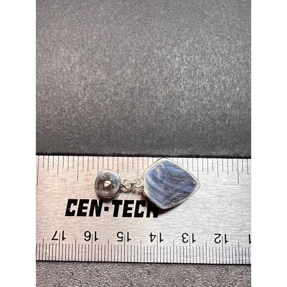 NEW Jay King stichtite sterling silver earrings - Picture 5 of 12